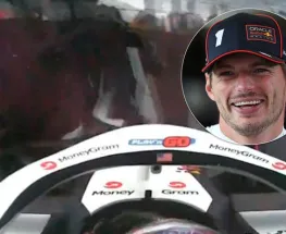 El insólito accidente de Bearman en la calle de boxes que le costó una dura sanción: la carcajada de Verstappen cuando vio el choque
