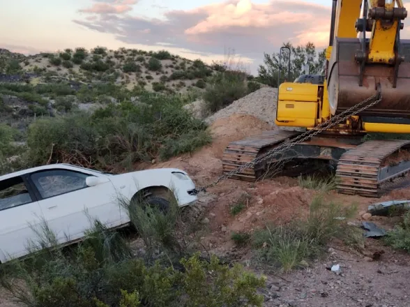 Vuelco de película en Valle Fértil: familia sanjuanina se salva de milagro tras caer al vacío