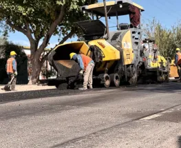 Arrancó la repavimentación de 9 kilómetros en un tramo clave de la avenida Libertador