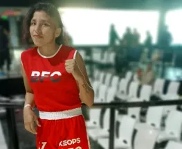 Natacha Heredia se quedó con el cinturón argentino profesional en kickboxing