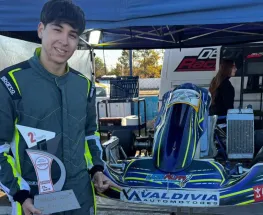 Mateo Reinoso pegó el salto en Mendoza y se metió entre los mejores de la Senior 125cc
