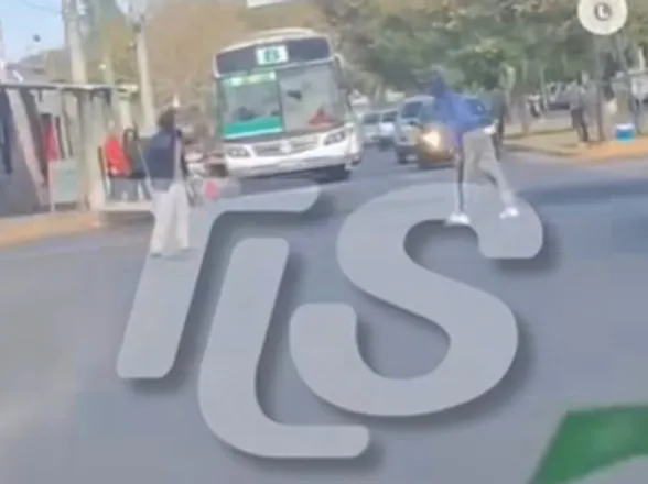 Feroz pelea entre trapitos desató una escena de pura tensión en Capital