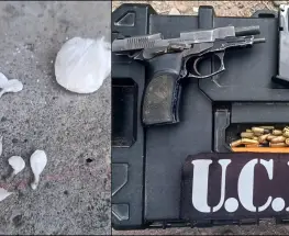 Lo vieron correr tras los tiros y terminó con una pistola 9 mm y droga encima en Chimbas