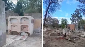 "Un desastre total": se quejan por el abandono del cementerio en Ullum