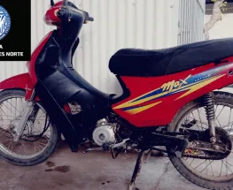 Detectan una moto buscada desde 2024 en un control y descubren que la habían maquillado