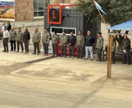 Ischigualasto fue escenario de un emotivo homenaje por Malvinas