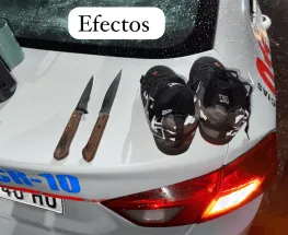 Los vieron saltando techos y terminaron detenidos en una casa