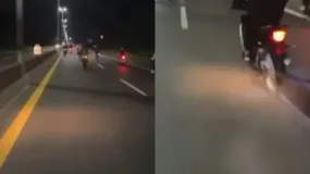 Una picada en moto terminó en muerte y quedó filmada por la propia víctima