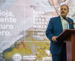 Quintela presentó un plan a cinco años para empujar la minería en La Rioja