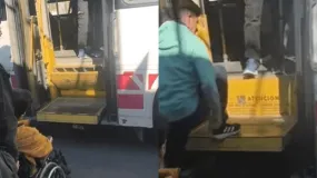 Reclamo por una rampa que no funcionó en un colectivo de la RedTulum