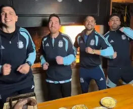 Un grupo de imitadores hizo explotar las redes con su recreación del asado de la Selección