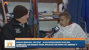 Con el frío pegando fuerte, Solydar salió a juntar abrigo para las familias más golpeadas