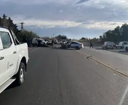 Tremendo accidente en Ruta 40 y calle 17: recomiendan manejar con cuidado en Pocito