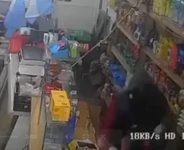 Entraron a robar en un almacén de Cabot y el video sacó a la luz el momento del ataque