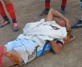 Otro golpe durísimo en Jáchal: suspendieron un partido por una lesión que preocupó a todos