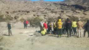 Siguen las tareas en Valle Fértil para retirar a las víctimas del accidente aéreo