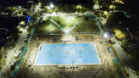 Rawson inauguró importantes obras en el Barrio Escobar