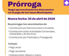 La Ciudad estiró el plazo y mantiene descuentos en tasas municipales