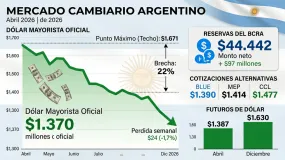 El dólar oficial siguió aflojando y marcó su peor semana desde febrero
