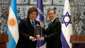 Milei recibió en Israel la máxima distinción civil del país