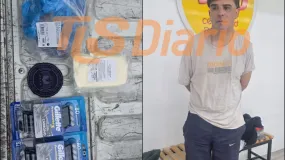 Intentó salir con carne, queso y afeitadoras escondidas: acabó preso
