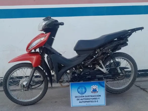 Apareció en Chimbas la moto que habían robado en Capital y sigue la pesquisa