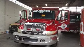 Chimbas estrenó una ambulancia donada desde Estados Unidos en el Día del Bombero Voluntario