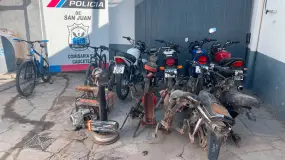 Caucete: catorce allanamientos, seis aprehendidos y un taller trucho bajo la lupa