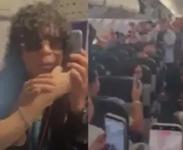La Mona levantó un avión varado y armó un show inesperado en las alturas