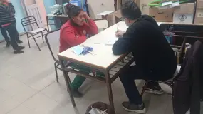 Marayes recibió un operativo sanitario completo para atender a vecinos en territorio