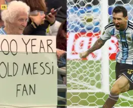 Tiene 99 años, fue a ver a Messi y terminó siendo la gran emoción de la noche
