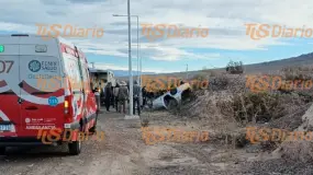 Un vuelco en la Ruta 60 dejó a una conductora atrapada y hubo rescate de urgencia