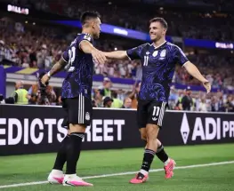 Alegría, gol y alivio: los pibes de Argentina cerraron la fase con la frente alta