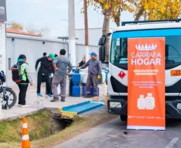 Llega Garrafa Hogar y recorre Rawson, 9 de Julio, Chimbas y Calingasta