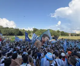 Atlanta se pintó de celeste y blanco en otra previa inolvidable de la Selección