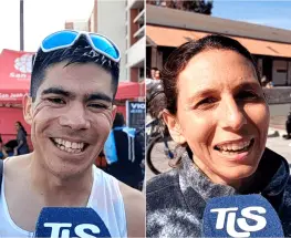 Debut con gloria: Martín León y María Emilia Antille se quedaron con la maratón internacional