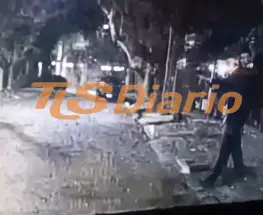 Robó un teléfono, se metió a una casa y terminó rodeado de piedrazos contra la Policía