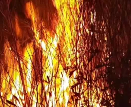 Dos incendios complican la tarde en Pocito y el viento no da tregua