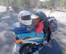 Le vaciaron la ilusión al ex arquero sanjuanino que había cruzado a Chile en una moto 110
