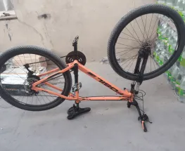 Quiso llevarse una bici, salió corriendo por un baldío y terminó acorralado en un kiosco