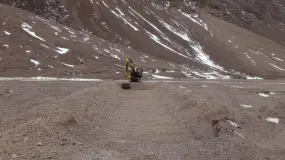 Avanzan trabajos de infraestructura en el camino al Paso Internacional de Agua Negra