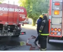 Una estufa a leña desató un incendio en la vivienda de una mujer de 86 años