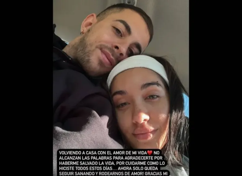 María Becerra recibió el alta médica: "Gracias Dios por esta segunda oportunidad de vida"