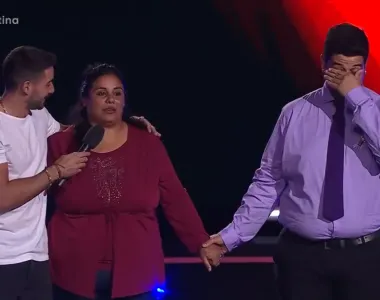 Un caucetero deslumbró cantando ópera en La Voz y emocionó a su mamá hasta las lágrimas