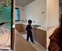 Juana Repetto mostró la emoción de su hijo al ver la cocina de su nueva casa