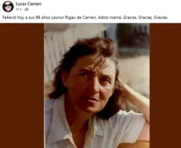 San Juan despide a Leonor Rigau de Carrieri, una gigante del mundo cultural