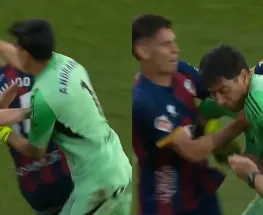 Andrada explotó, pegó y terminó en el centro del papelón en España