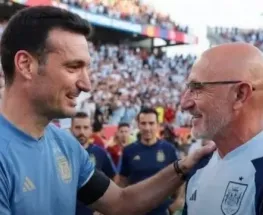De la Fuente reveló el mensaje que le dejó a Scaloni después de la final perdida por Argentina