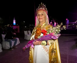 María Cecilia, la reina del adulto mayor de Angaco