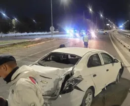 Violento accidente en Circunvalación: manejaba ebrio y perdió el control del auto